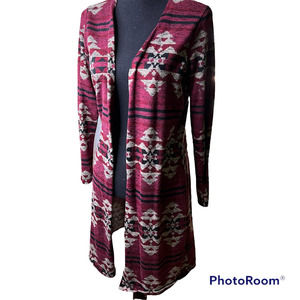 Charming Charlie Duster Cardigan Size Medium